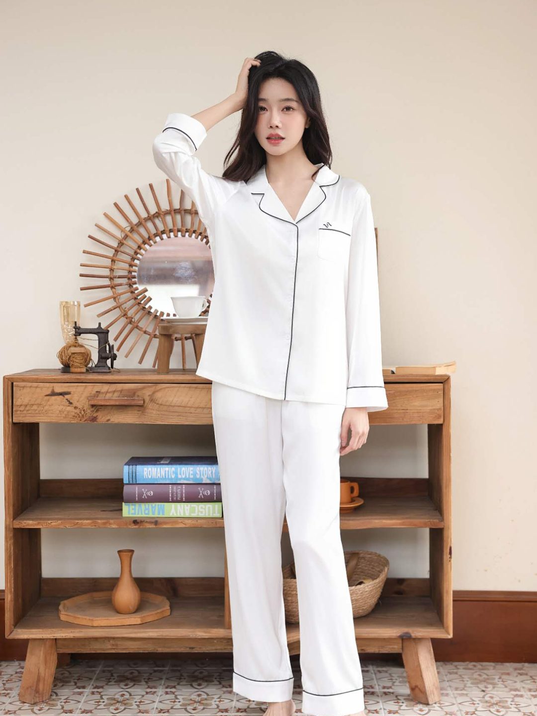 Alternative view of S PLUS Cloud Series Silky soft Pyjamas SET