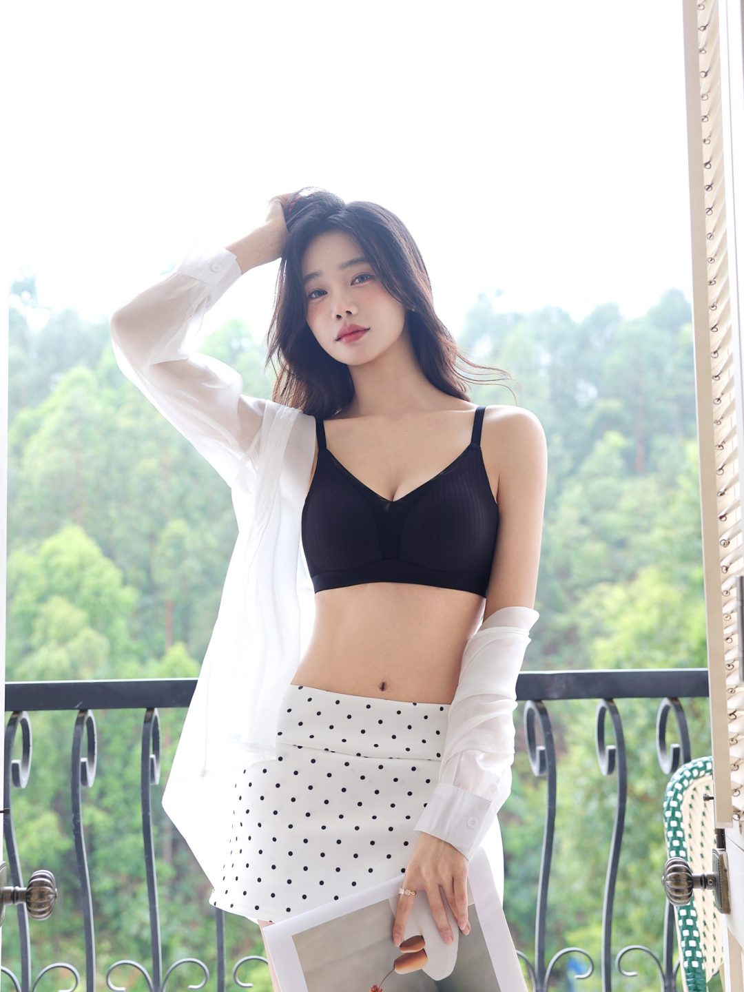 Alternative view of French Triangle Bralette